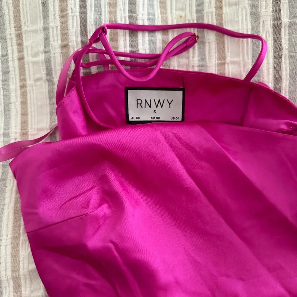 Runaway The Label Sawyer Maxi Dress Orchid Pink - Size S - Picture 7 of 7